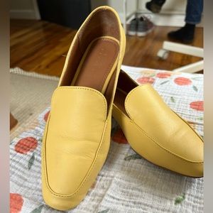 ASOS Yellow Flat Loafers, Size 6